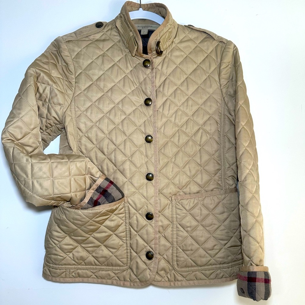 Authentic Burberry Brit Quilted Jacket